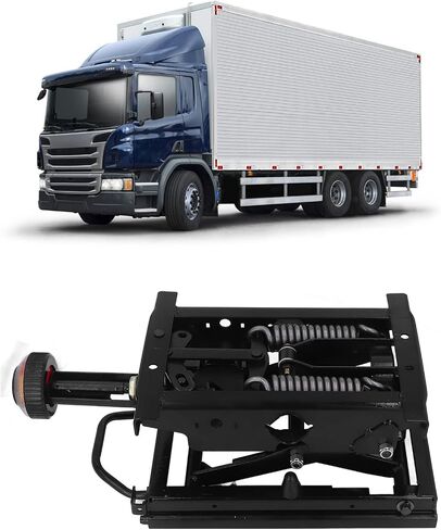 Seat Shock Absorption Parts, Universal Seat Damping Base Mechanical Suspension Base with Front Handle Truck Suspension Base Seat Seat Suspension Kit for RV Truck Boat in Saudi Arabia