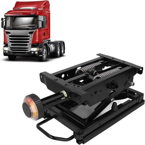 Seat Shock Absorption Parts, Universal Seat Damping Base Mechanical Suspension Base with Front Handle Truck Suspension Base Seat Seat Suspension Kit for RV Truck Boat in Saudi Arabia