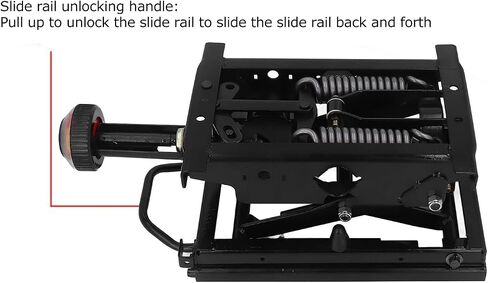 Seat Shock Absorption Parts, Universal Seat Damping Base Mechanical Suspension Base with Front Handle Truck Suspension Base Seat Seat Suspension Kit for RV Truck Boat in Saudi Arabia