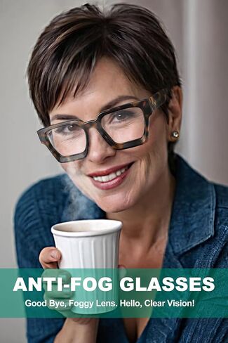 VISOONE Progressive Multifocal Anti-Fog Reading Glasses with Anti-Blue Light and UV Protection Readers Women and Men RIVER in Saudi Arabia