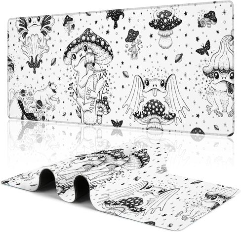 Gaming Mouse Pad,Blue World Map Desk Mat,31.5"X15.7" Large Desk Pad with Stitched Edge Non-Slip Base Keyboard Big Mouse Pad for Office Home Work Gaming in Saudi Arabia