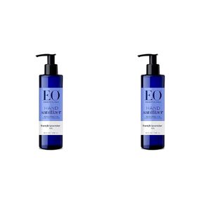EO Hand Sanitizer Gel, 8 Ounce (Pack of 1), Lavender, Organic Plant-Based, Botanical Extracts