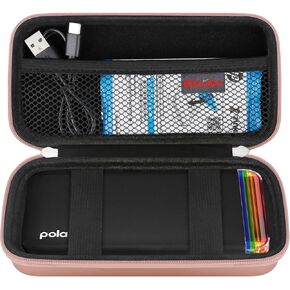 Carrying Case for Polaroid Hi-Print + Paper Bundle- 2nd Generation Bluetooth Connected 2x3 Pocket Photo Dye-Sub Printer, Photo Printer Travel Storage Cover Protective Bag, Green+Inside Green