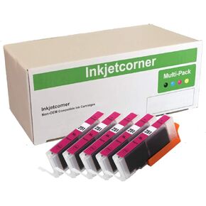 Inkjetcorner Compatible Ink Cartridges Replacement for CLI-251XL CLI-251 for use with iX6820 MX920 MX922 MG5520 MG5522 MG5620 MG6620 MG5420 MG6420 iP8720 (Magenta, 5-Pack)