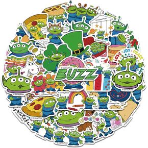 50Pcs Alice in Wonderland Stickers for Kids, Cartoon Theme Stickers, Vinyl Waterproof Stickers for Adults Funny Decals Stickers for Water Bottle Gifts Stuff for Computer Laptop (Alice)