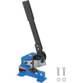 VEVOR Hand Plate Shear 5",Manual Metal Cutter Cutting Thickness1/4 Inch Max,Metal Steel Frame Snip Machine Benchtop 7/16 Inch Rod,for Shear Carbon Steel Plates and Bars