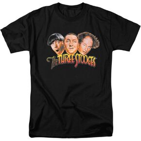 Popfunk Classic The Three Stooges Heads T Shirt & Stickers