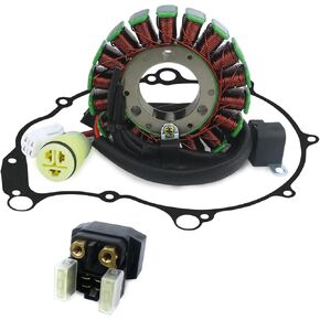 Stator & Starter Relay Cover Gasket Kit For Yamaha Raptor 660R YFM660R 2001-2005