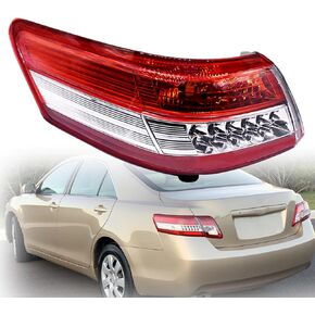 munirater 1-Pack Left Outer Rear Tail Light Brake Lamp Replacement for 2010-2011 Toyota Camry Driver Side 8156006340 TO2804106