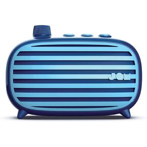 Jam Retro Classic Blutooth Speaker, 10 Hours Play Time, Aux-in Port, USB Charging, Blue