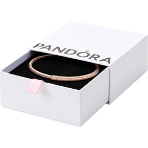 Pandora Jewelry Signature I-D Open Bangle Bracelet for Women, With Gift Box