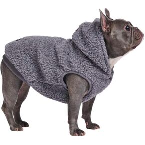 Spark Paws Dog Sherpa - Premium Quality, Suitable for All Breeds - Grey - S
