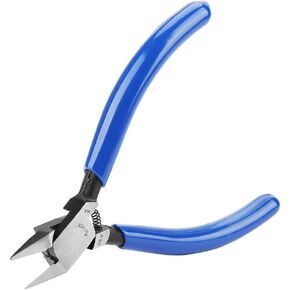 4" Mini Electrical Diagonal Pliers High Hardness Wire Cable Snips Flush Cutter Snips Cutting Nippers Tools (1 PCS)