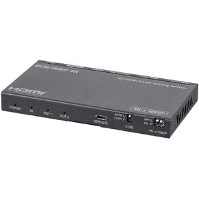 Monoprice 4K 1x4 HDMI Splitter - Supports HDMI 2.0, HDCP 2.2, 4K@60Hz, YCbCr 4:4:4, Downscaling - Blackbird Series