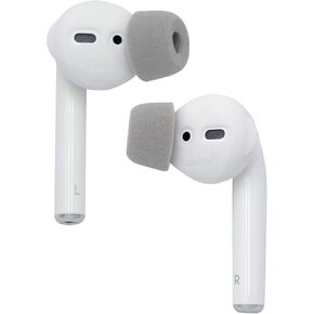 Comply SoftCONNECT Soft Foam Replacement Earphone Tips for Apple AirPods (Gen. 1 & 2), Apple Earpods, and Comparable Headphones (Medium, 2 Pairs)
