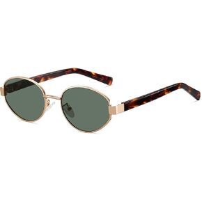 Retro Oval Sunglasses Women/Men, Vintage 70s 80s 90s UV400 Protection Eyewear, 56 mm Lens Width