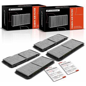 A-Premium 4-PC Cabin Air Filter with Activated Carbon Compatible with Mazda Models - 3 2010 2011 2012 2013