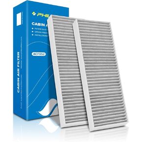 PHILTOP Cabin Air Filter, Replacement for CF8603A, CL, TL, Accord, Premium Cabin Filter with Activated Carbon Filter, Pack of 2