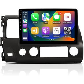 10.2 بوصة أندرويد 11.0 ستيريو سيارة لاسلكي Apple Carplay 1280x720 لهوندا سيفيك 2006-2011 بلوتوث 5.0 راديو السيارة شاشة تعمل باللمس دعم واي فاي FM/AM صوت السيارة بدون استخدام اليدين الاتصال 4 جيجابايت 64 جيجابايت DSP in Kuwait
