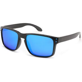 FEISEDY Men Sunglasses Polarized,Square Vintage Cycling Running Fishing Golf Hiking Sports Sun Glasses B0080