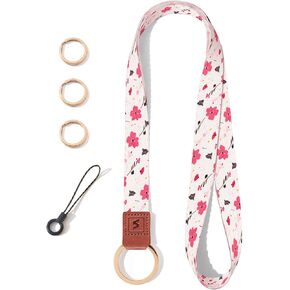 SENLLY Neck Lanyard Strap for Keys, Original Pattern Design ID Badge and Keychain Holder