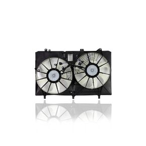 Dual Radiator Condenser Fan Assembly Pacific Best Inc. Compatible/Replacement for TO3115168 10-15 Lexus RX 350 Canada/Japan-BUILD with Tow Package, 11-16 Toyota Sienna 3.5L without Fan Control Module