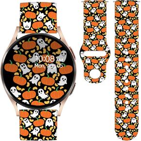 أحزمة CZHWB للعطلات متوافقة مع ساعة Samsung Galaxy Watch Active/Active 2 44 مم 40 مم/Galaxy Watch 3 41 مم/ساعة 4 40 مم، 20 مم حزام رياضي بديل من السيليكون لهاتف Galaxy Wacth 5 / Wacth 5 Pro / Galaxy Watch6 / Galaxy Watch6 Classic
