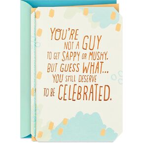 Hallmark Signature Birthday Card for Him (Superman Silhouette)