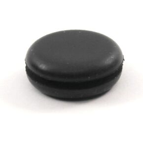 1/2" Rubber Hole Plug fits 1/2" Opening - Flush Plug - Grommet Without Hole - Panel Plug - Provides Finished Appearance on Both Sides (2)