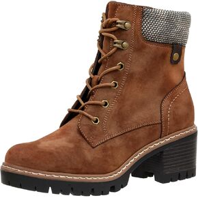 CUSHIONAIRE Women's Raya Lace up boot +Memory Foam
