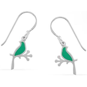 Boma Jewelry Sterling Silver Bird Earrings