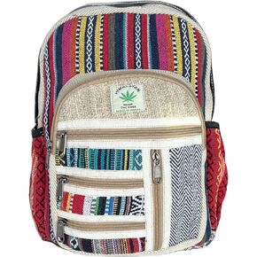 Small cotton and hemp backpack, trekking backpack, traveling backpack, Nepali backpack, Himalayan backpack(BAG-001-SM) in Saudi Arabia