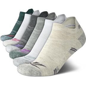 Reebok Women's Running Socks - 6 Pack Half Terry Low Cut Anti Blister Thick Ankle Socks - Arch Support Socks for Women (4-10) in Saudi Arabia