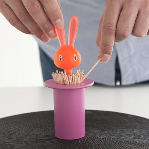 Alessi Magic Bunny Toothpick Holder, Green in Saudi Arabia