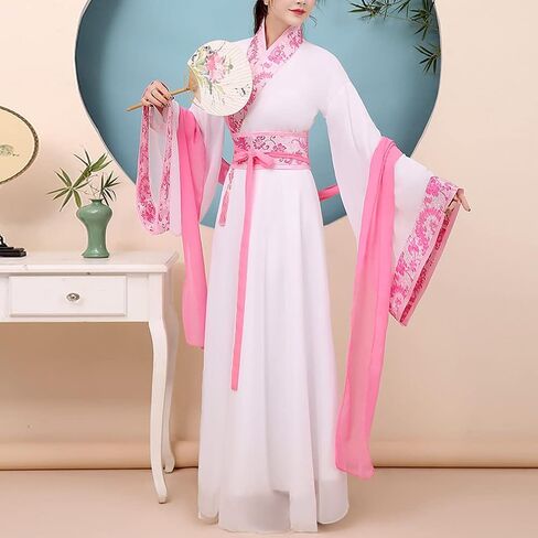 Women's Chinese Hanfu Dress Han Dynasty Costume Wide Sleeve Asian Tradtional Clothing Ancient Princess Party Fancy Dress in Saudi Arabia