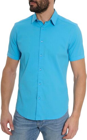 Robert Graham Men's Stetson Short Sleeve Woven Shirt in Saudi Arabia