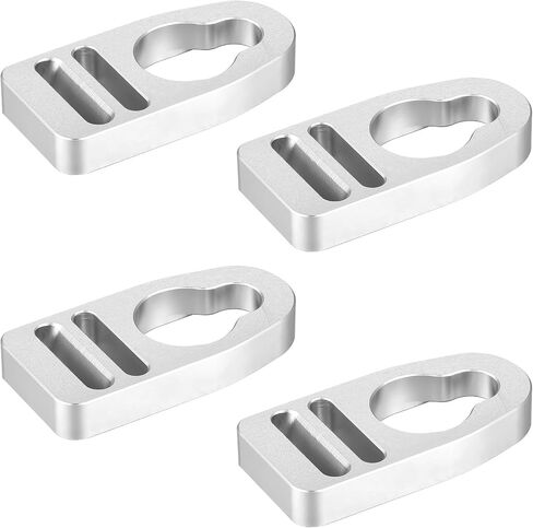 Zonon 4 Pcs Aluminum Strap Kayak Seat Clips and Hooks Kayak Seat Clips Replacement Kit Kayak Seat Repair Clip Kayak Lock Seat Parts Buckle Clip Kayak Accessories in Saudi Arabia