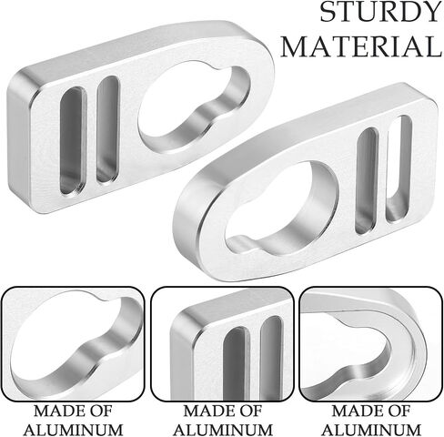 Zonon 4 Pcs Aluminum Strap Kayak Seat Clips and Hooks Kayak Seat Clips Replacement Kit Kayak Seat Repair Clip Kayak Lock Seat Parts Buckle Clip Kayak Accessories in Saudi Arabia