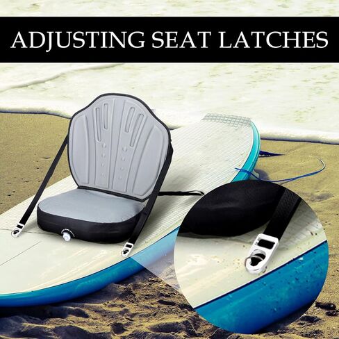 Zonon 4 Pcs Aluminum Strap Kayak Seat Clips and Hooks Kayak Seat Clips Replacement Kit Kayak Seat Repair Clip Kayak Lock Seat Parts Buckle Clip Kayak Accessories in Saudi Arabia