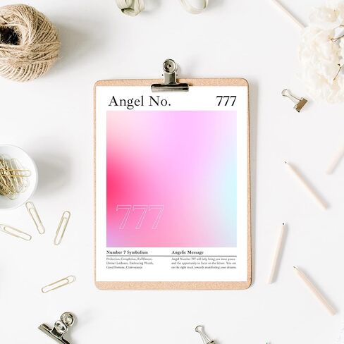 Roxbury Row Aura Poster Aesthetic, Angel Number Poster, Angel Wall Decor, Gradient Painting, Spiritual Posters, Posters & Prints (Set of 3 8x10 Unframed Prints, 2-4-8: Alignment, Protection, Balance) in Saudi Arabia