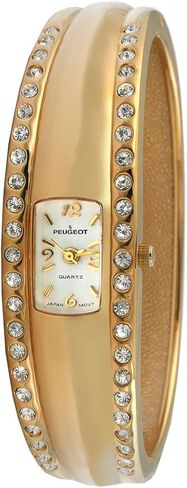 Peugeot Women's Cuff Bangle Crystal Fashion Watch in Saudi Arabia