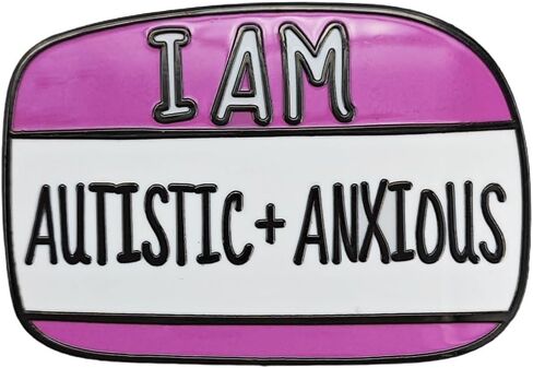 Autism Awareness Pin, Pin for Women, Men, Girls and Teens, Autism I Am Brooch in Saudi Arabia