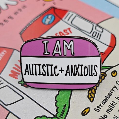 Autism Awareness Pin, Pin for Women, Men, Girls and Teens, Autism I Am Brooch in Saudi Arabia