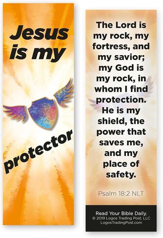 God is with You, Joshua 1:9, Bulk Pack of 25 Christian Bookmarks for Kids, Childrens Bible Verse Book Markers, Sunday School Prizes with Memory Verses, Scripture Gifts for Kids & Youth in Saudi Arabia