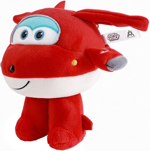 Super Wings 7" Dizzy Plush, Soft Cuddly Plushies, Premium Plush Toys for Toddlers & Children, Kids Toys for Boys and Girls Ages 0+, Gifts for Christmas, Birthday, Preschool Play, Pink in Saudi Arabia