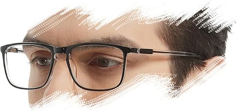 Mens Reading Glasses Stylish Readers Large Lightweight Reader 1.0 1.25 1.5 1.75 2.0 2.25 2.5 2.75 3.0 3.5 4.0 in Saudi Arabia