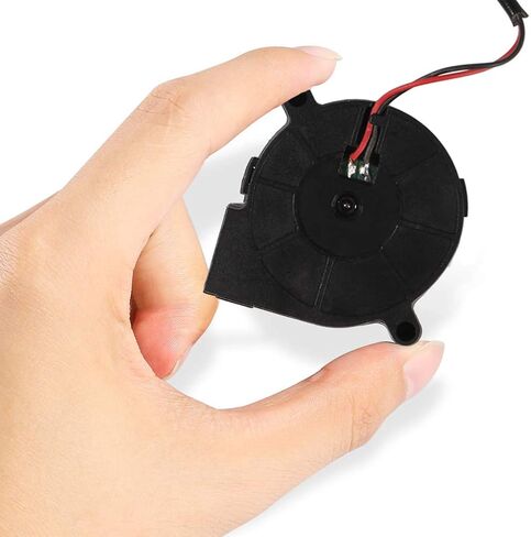 UMLIFE 4PCS 50mm 5015 Blower Fan 12V Fans Blower Turbine Turbo Dual Ball Bearing, 1000mm/39in Cable Brushless Cooling 50mmx15mm 2PIN for 3D Printer Hotend Extruder in Kuwait