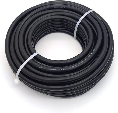 26 Gauge 6 Conductor Wire Audio Power Cable Speaker Wire (Red & Black & Yellow & White & Green & Orange) 25ft in Saudi Arabia
