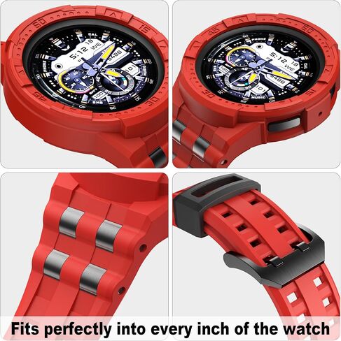 Case Compatible with Samsung Galaxy Watch 5 Pro Band with Case for Galaxy 5 Pro 45mm 2022 Men in Kuwait