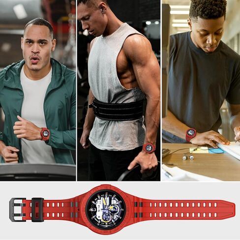 Case Compatible with Samsung Galaxy Watch 5 Pro Band with Case for Galaxy 5 Pro 45mm 2022 Men in Kuwait